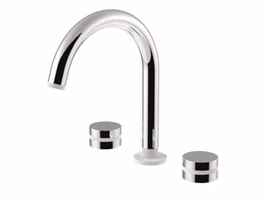 MYRING - FMR0112/U - 3 hole countertop washbasin tap with adjustable spout _ Rubinetteria Giulini